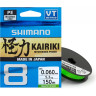 Леска плетёная SHIMANO KAIRIKI 4 PE 150 м разноцветная 0,19 мм 11,6 кг LDM54TE1819015M