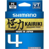 Леска плетёная SHIMANO KAIRIKI 4 PE 150 м серая 0,10 мм 6,8 кг LDM54TE0810015S
